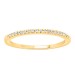 LADIES STACKABLE BAND 0.11CT ROUND DIAMOND 14K YELLOW GOLD