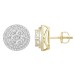 LADIES STUD EARRINGS 0.35CT ROUND DIAMOND 10K YELLOW GOLD