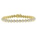 LADIES BRACELET 3.00CT ROUND DIAMOND 14K YELLOW GOLD