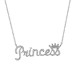 LADIES PENDANT 0.20CT ROUND DIAMOND 10K WHITE GOLD