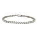 LADIES BRACELET 2.00CT ROUND DIAMOND 10K WHITE GOLD