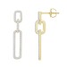 LADIES EARRINGS 0.25CT ROUND DIAMOND 10K YELLOW GOLD