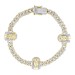 MEN'S BRACELET 1.50CT ROUND DIAMOND 10K YELLOW GOLD
