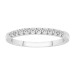 LADIES BAND 0.25CT ROUND DIAMOND 14K WHITE GOLD