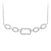 LADIES NECKLACE 0.15CT ROUND DIAMOND 10K WHITE GOLD