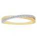 LADIES BAND 0.15CT ROUND DIAMOND 10K YELLOW GOLD