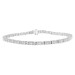 LADIES BRACELET 3.00CT ROUND/BAGUETTE DIAMOND 10K WHITE GOLD