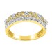 LADIES BAND 0.50CT ROUND DIAMOND 14K YELLOW GOLD