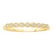 LADIES STACKABLE BAND 0.11CT ROUND DIAMOND 14K YELLOW GOLD